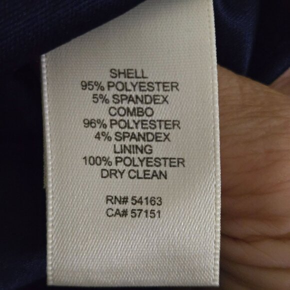 Eliza J Navy Velvet Sequined Zigzag Cap Sleeve Mini Dress Designer Size 10 - Picture 7 of 7